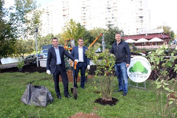 Активное участие администрации Чертаново в посадках